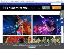 Tablet Screenshot of fun-sport-events.de
